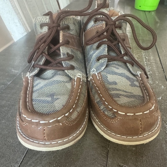 SUN & STONE Boys Kohen Camo Chukka Lace Up Boots Size 2 - Picture 3 of 7